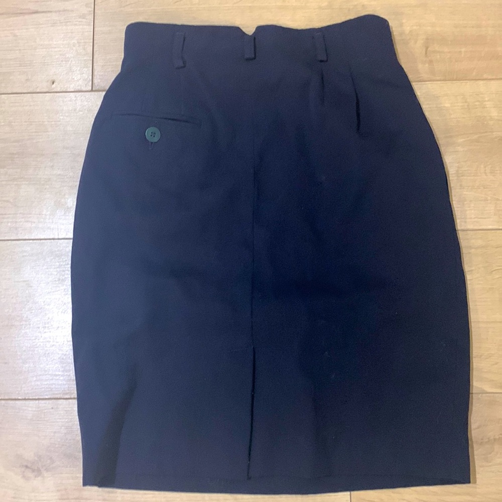 Dior wool blue skirt